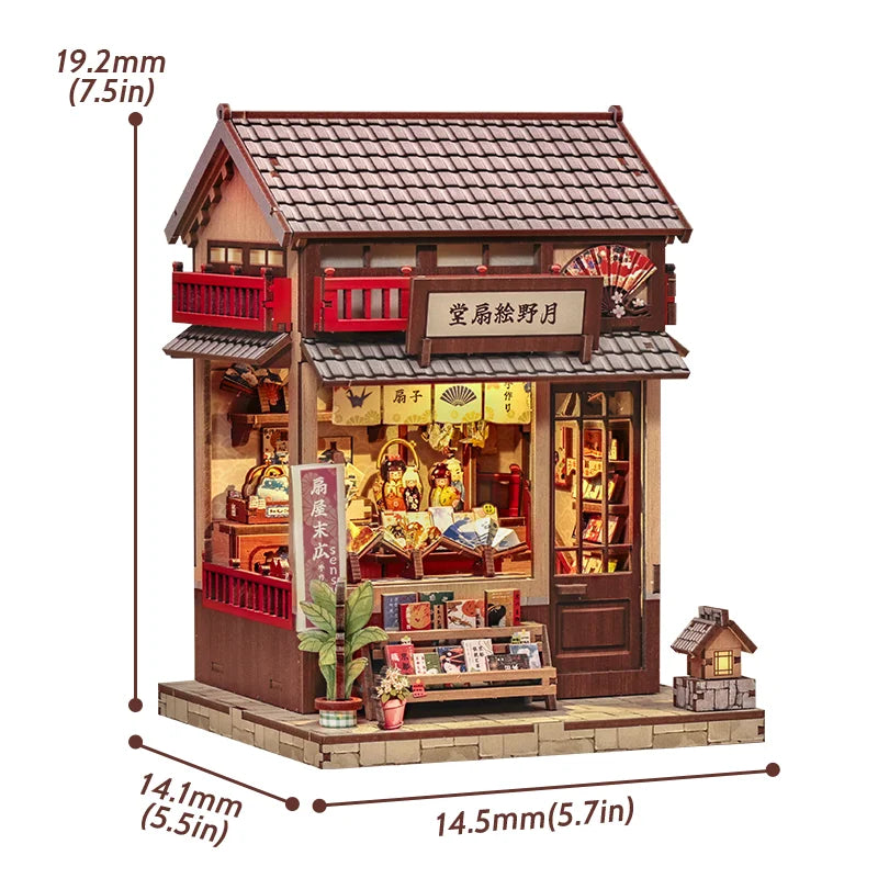 Maison Miniature DIY Book Nook Japonais