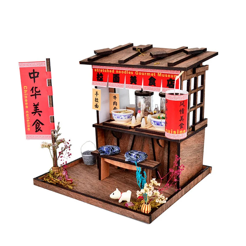 Maison Miniature DIY Sushi Japonais Bois