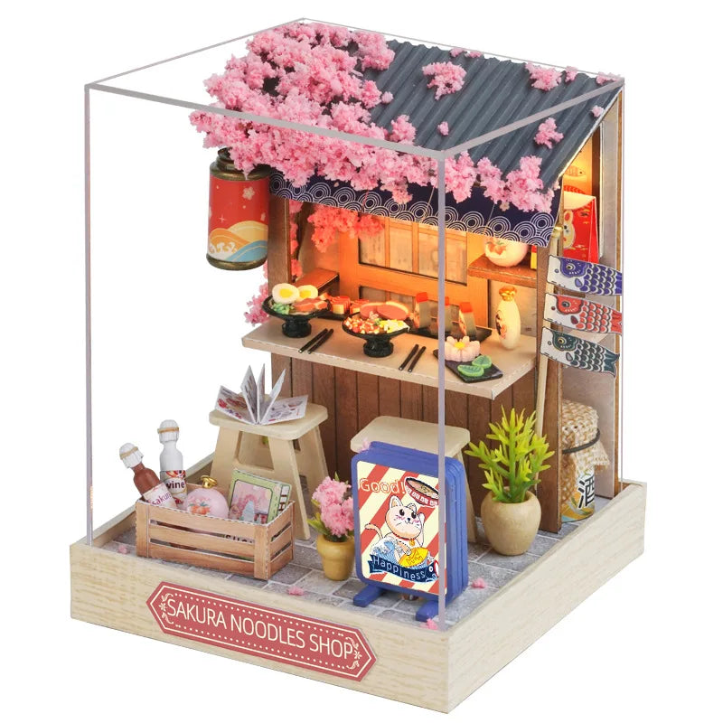 Maison Miniature Puzzle 3D Thé Lait