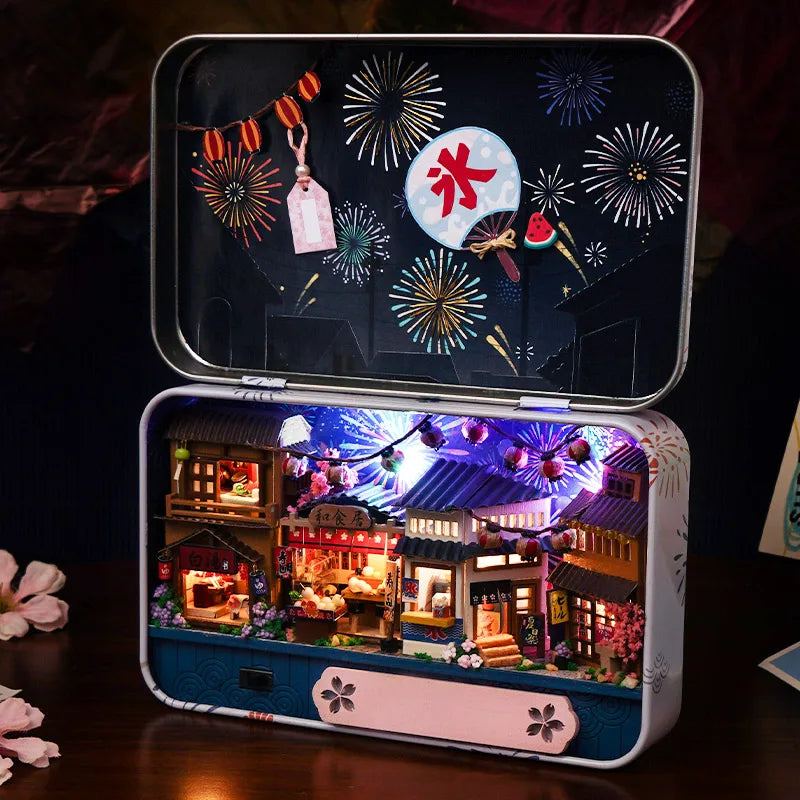 Maison Miniature Théâtre Boîte Japonais
