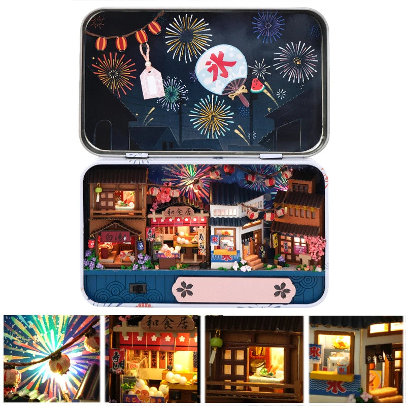 Maison Miniature Kit Boîte Théâtre Japonaise
