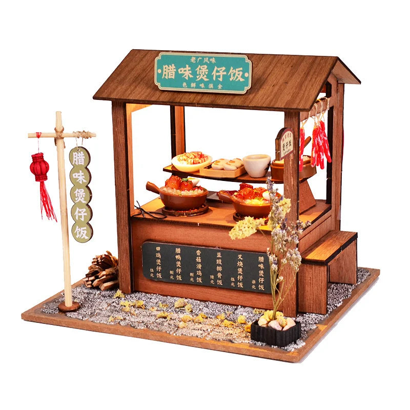 Maison Miniature DIY Boutique Japonaise Bois