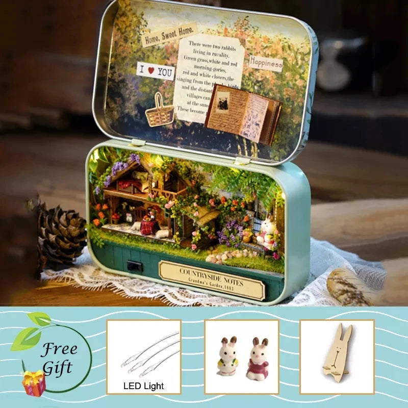 Maison Miniature Kit Boîte Théâtre Japonaise