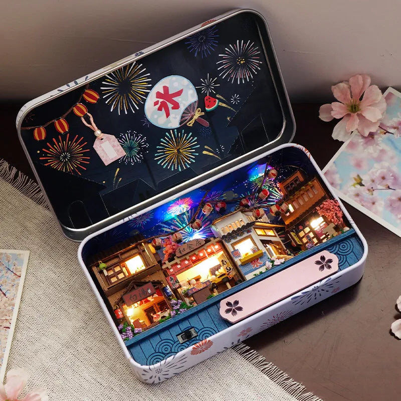 Maison Miniature DIY Théâtre Japonais Lumineux