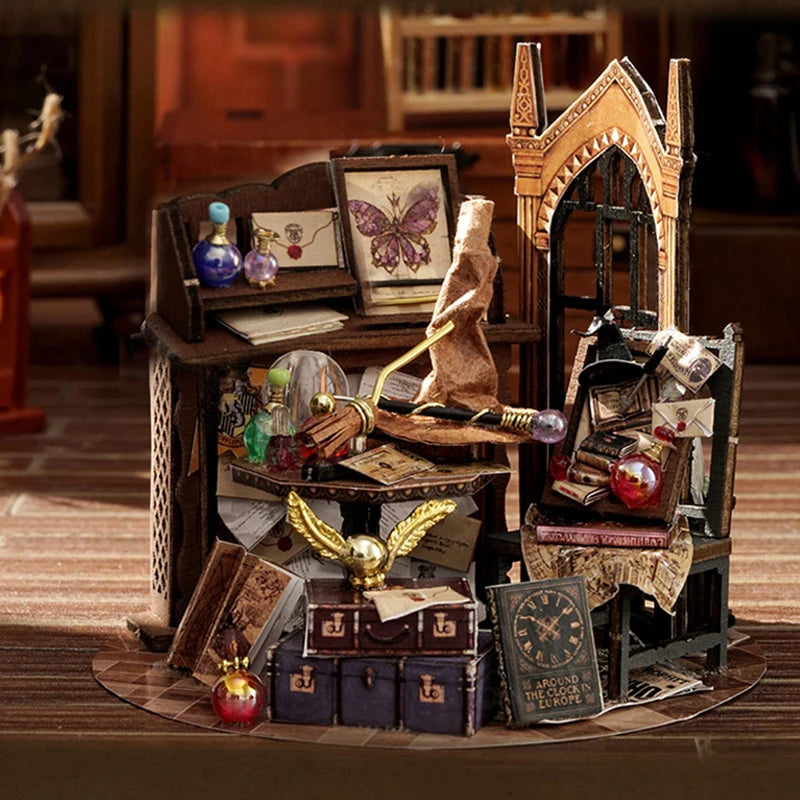 Maison Miniature Kit Meublée Bois