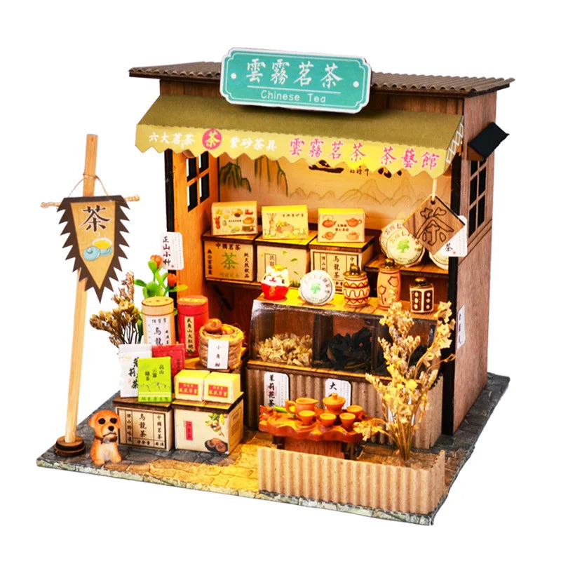 Maison Miniature Kit Bois Jardin Japonais