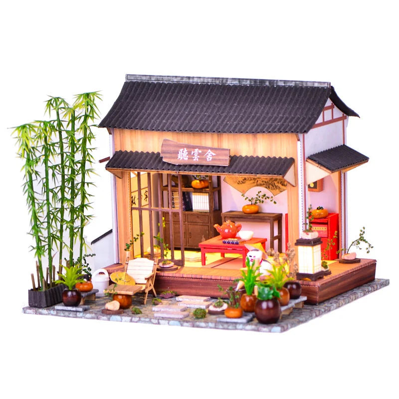 Maison Miniature Kit Bois Sushi Japonais