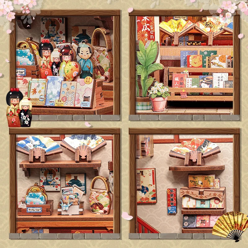Maison Miniature DIY Book Nook Japonais