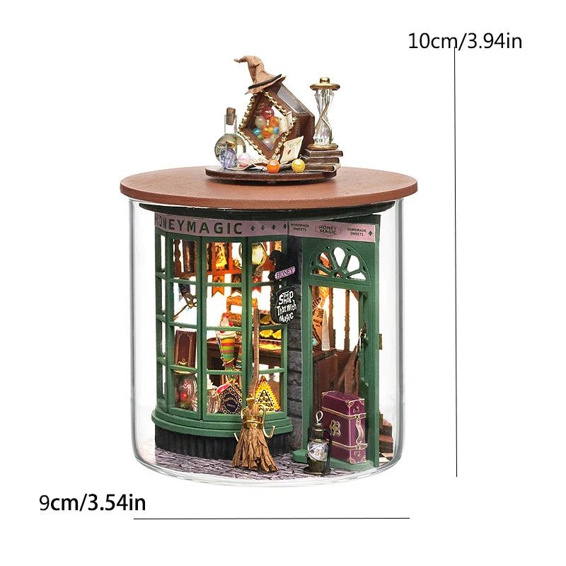 Maison Miniature Kit Bois Meublée DIY