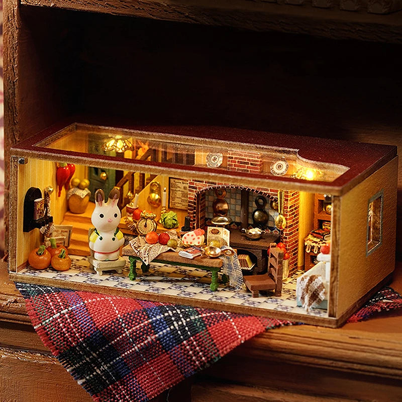 maquette maison miniature interieur