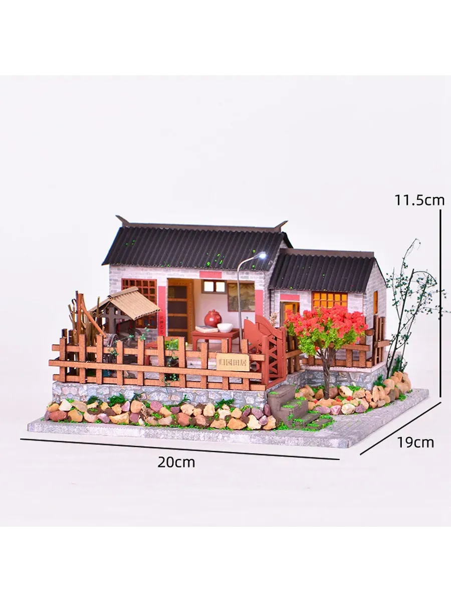 maison miniature en bois